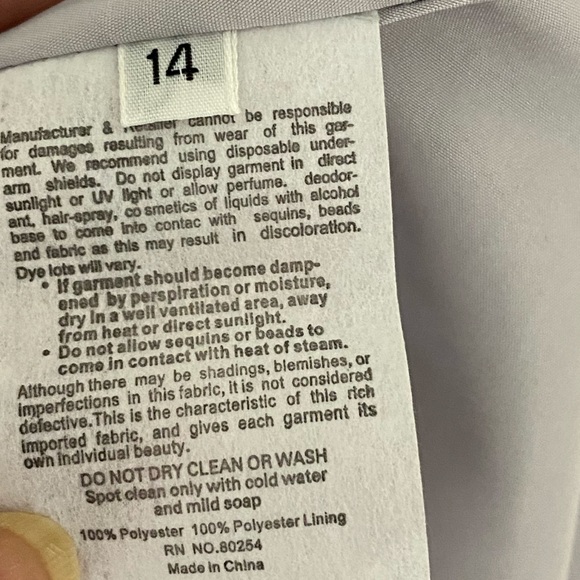NWT Alyce Paris 3107 Floral Bodice Open Back Evening Gown Size 14. - Picture 11 of 14